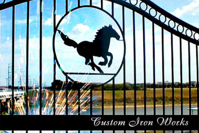 custom iron fence designs lucas